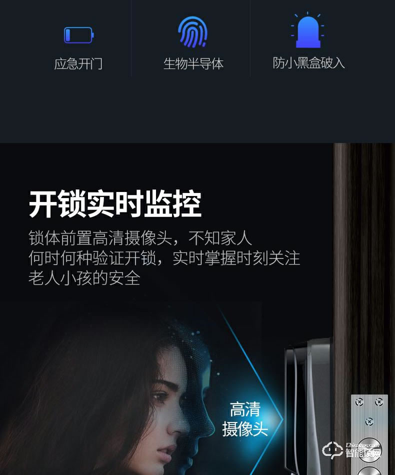 荣事达智能锁 RSD-M6可视全自动智能门锁