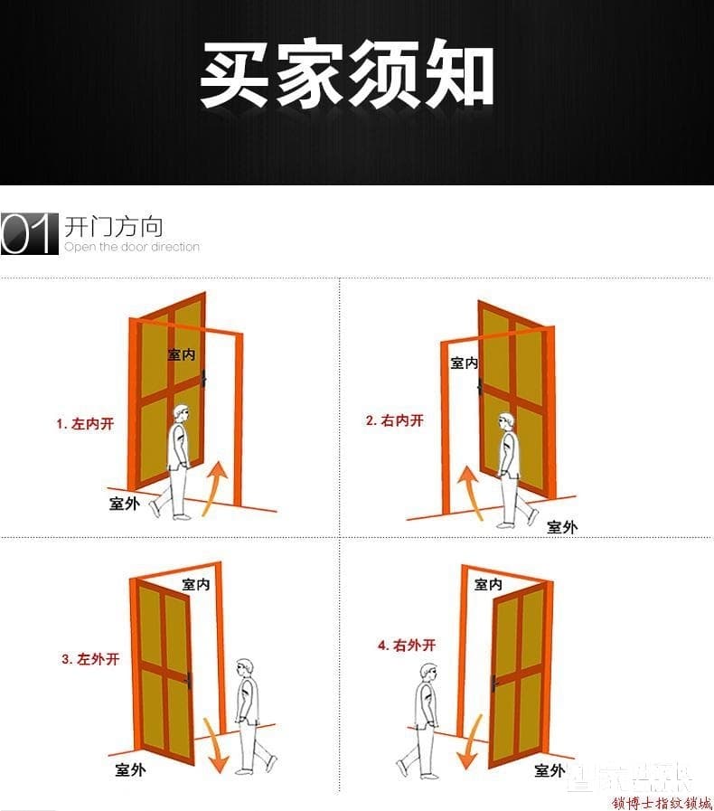 锁博士 因特指纹锁密码锁 家用智能锁 半导体指纹识别