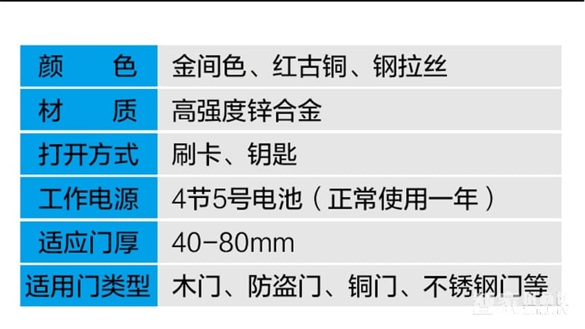 佳因特酒店锁亮金两种开门方式、防火锁体
