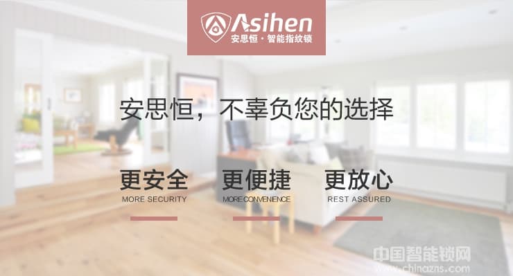 安思恒高度安全性智能锁 防技术性开锁指纹锁