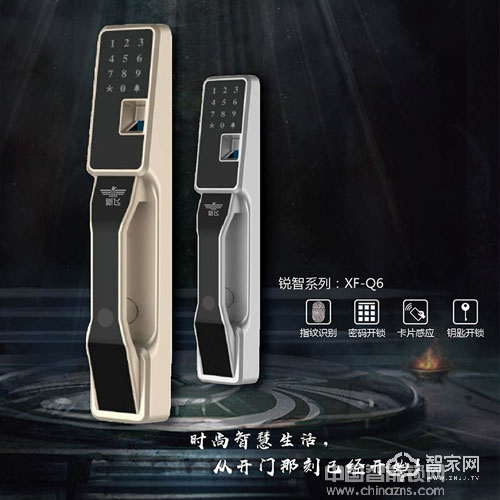新飞高清OLED显示屏密码刷卡锁 蓝光指纹识别