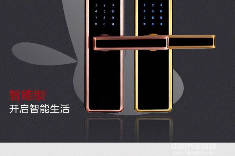 欧宝丽智能锁 APP智能刷卡指纹密码锁 家庭防盗门锁