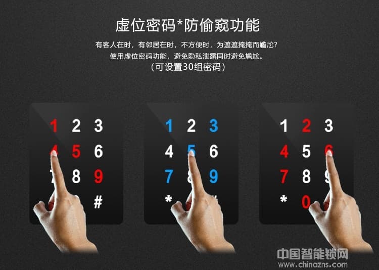欧宝丽智能锁 滑盖AI智能锁密码指纹锁 远程控制智能锁