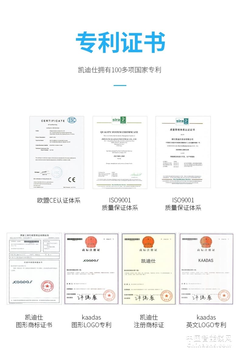 凯迪仕指纹锁 家用防盗门电子锁 智能密码锁6021