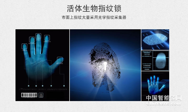 凯迪仕指纹密码锁 别墅双开门锁 防盗门锁9113