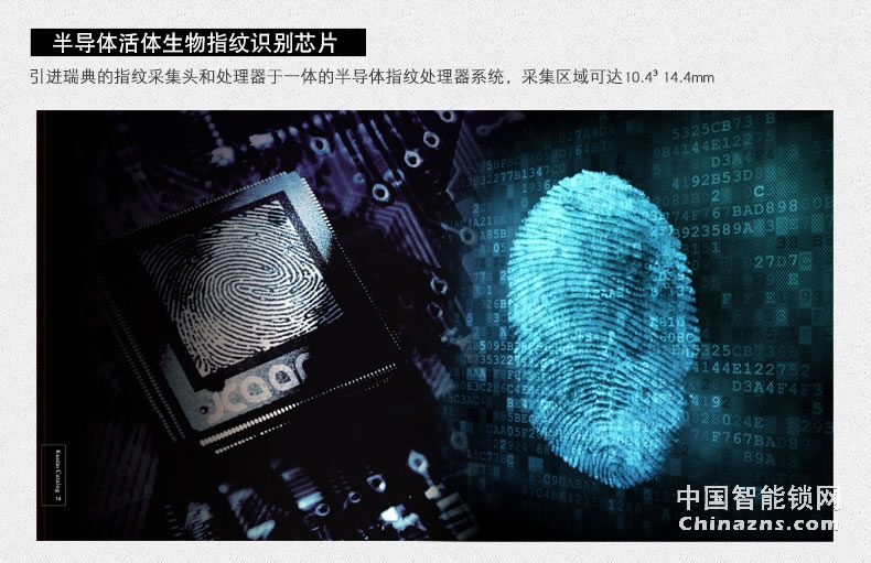 凯迪仕指纹密码锁 别墅双开门锁 防盗门锁9113