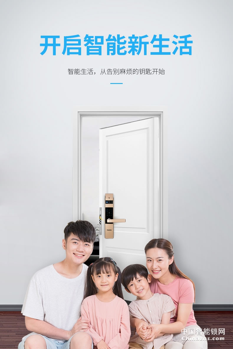 凯迪仕电子锁 家用防盗门密码锁5005