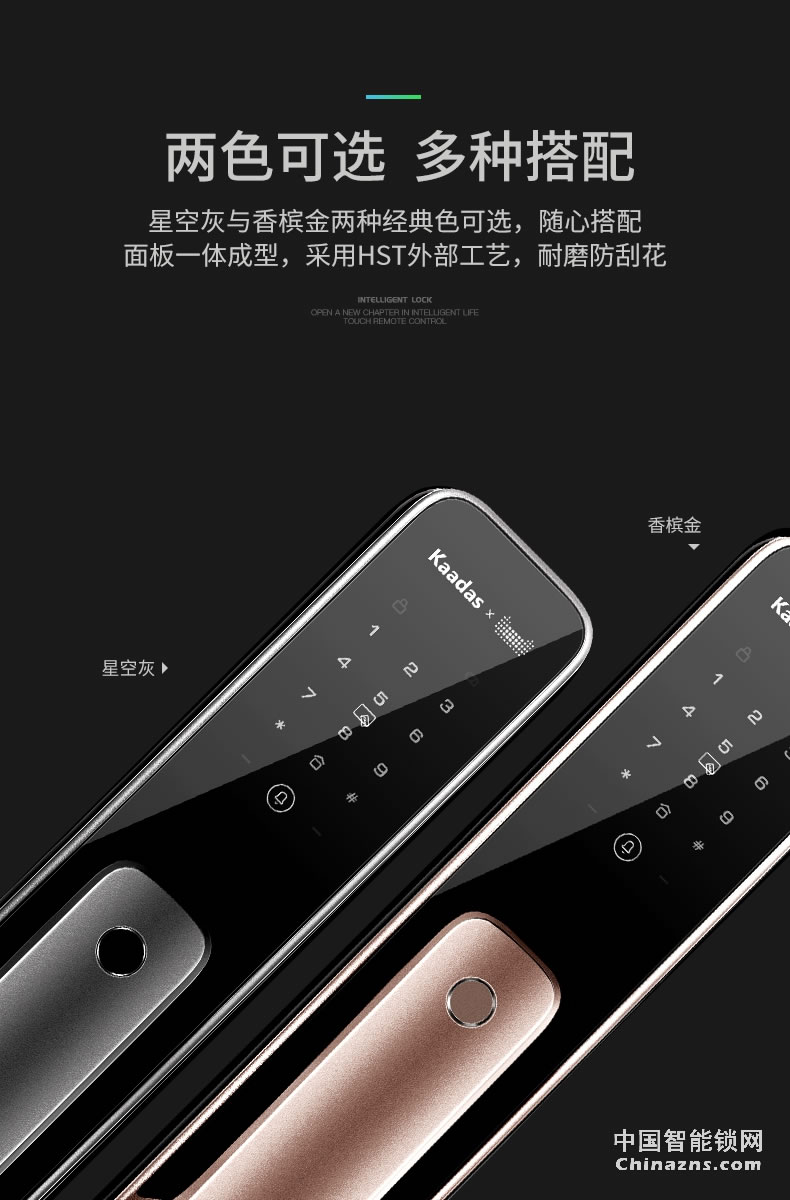 凯迪仕智能锁TK1 指纹锁 家用防盗门锁