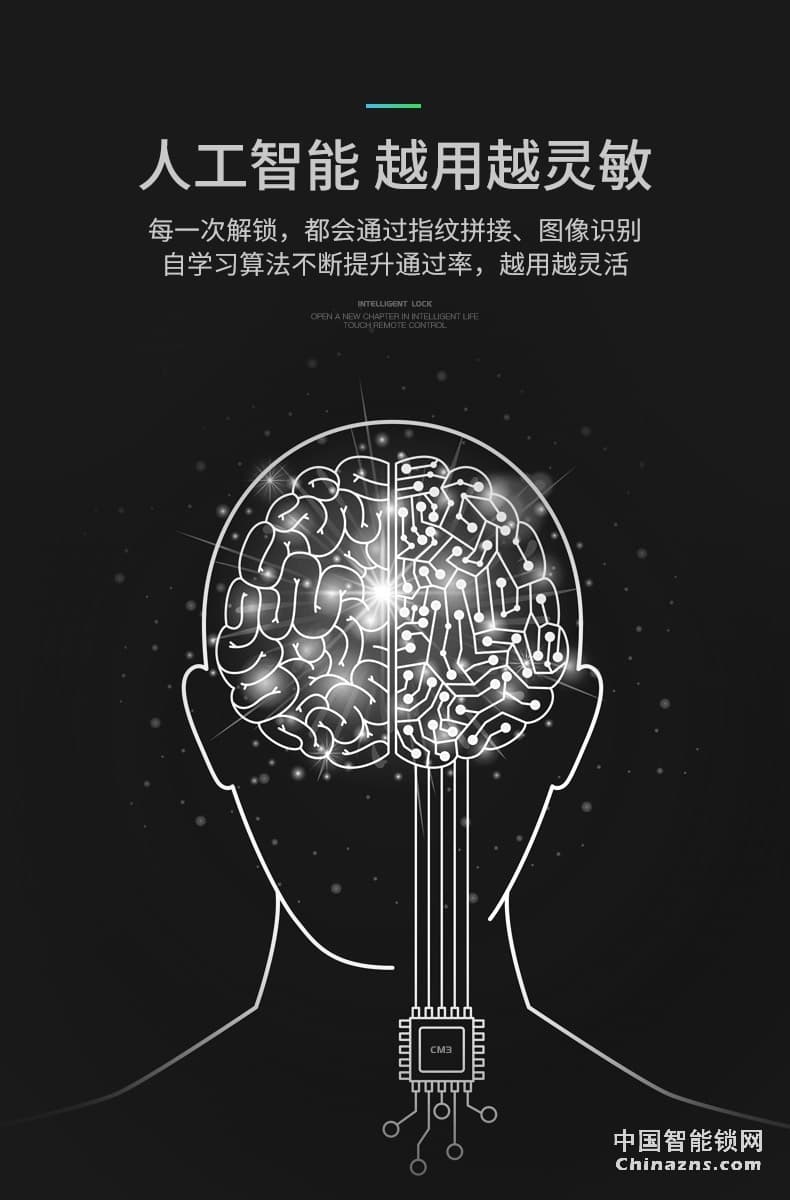 凯迪仕智能锁TK1 指纹锁 家用防盗门锁
