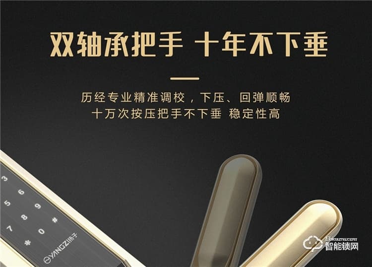 扬子智能锁 S9家用直板半自动智能锁