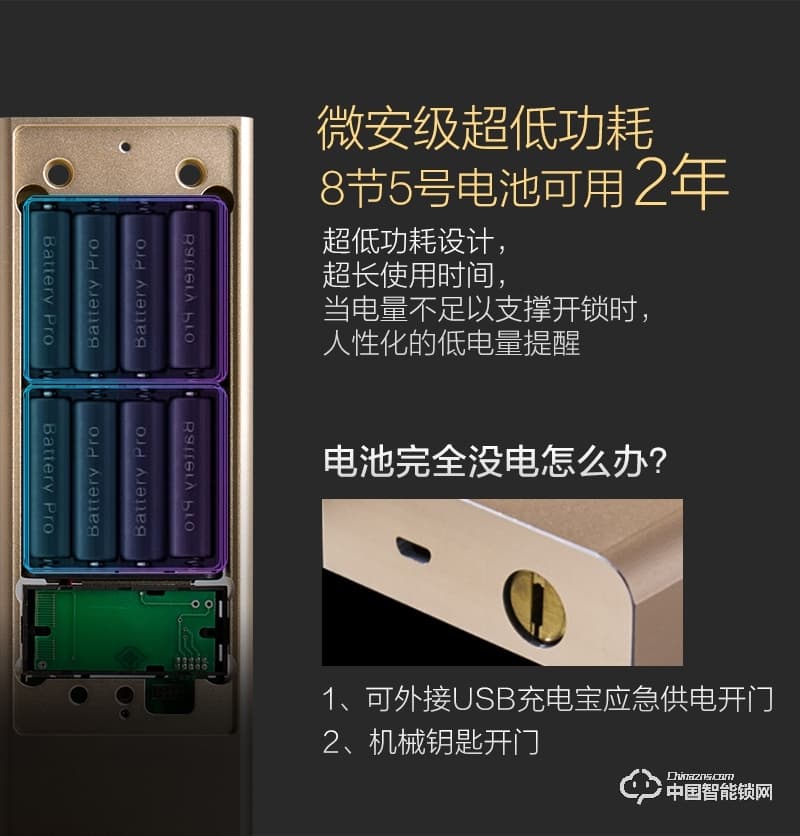 阿波罗智能锁 智能家用指纹门锁 防盗智能刷卡锁
