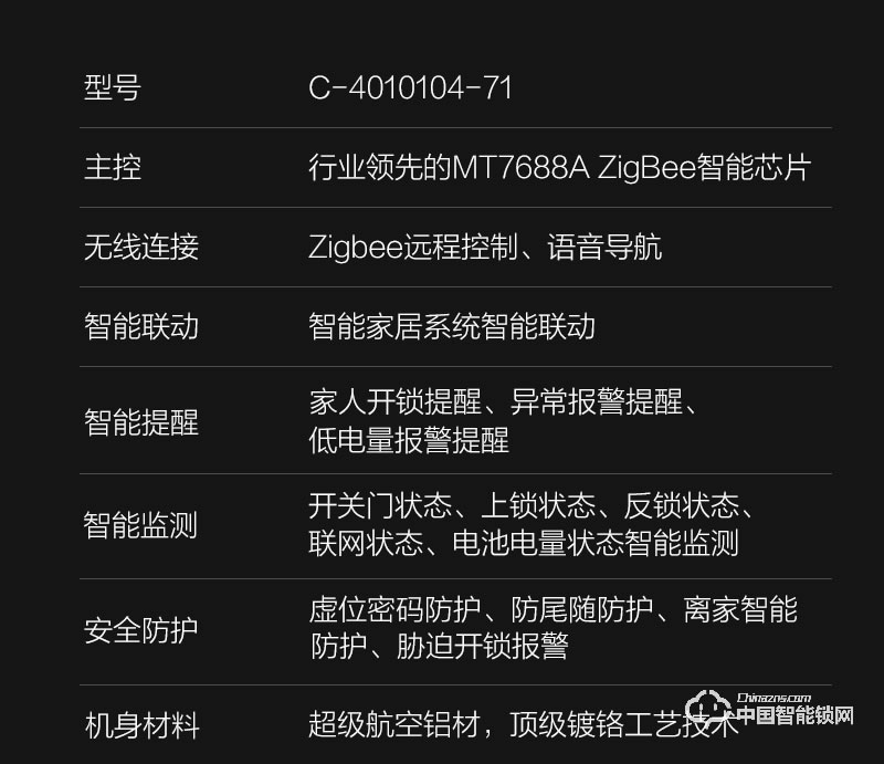阿波罗智能锁 智能家用指纹门锁 防盗智能刷卡锁
