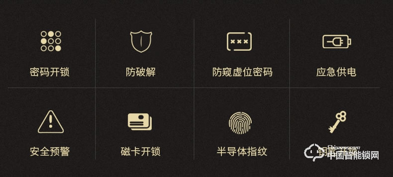 梵格尔智能锁 家用防盗门指纹密码锁 全自动电子锁刷卡锁