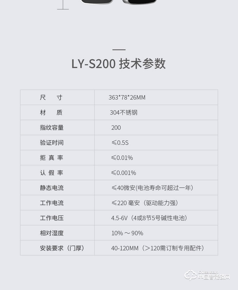 乐柚智能锁 直板指纹密码锁 防盗门智能锁