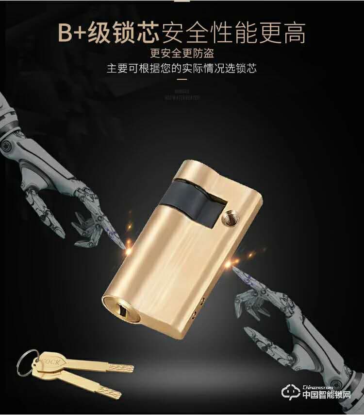智得利智能锁 家用指纹锁 防盗门电子密码锁A-635