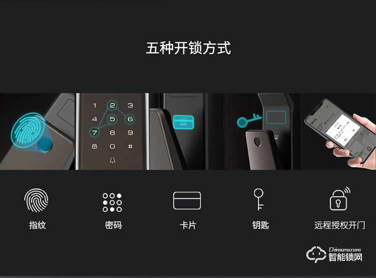 TCL智能锁 K1S防盗门智能门锁密码锁