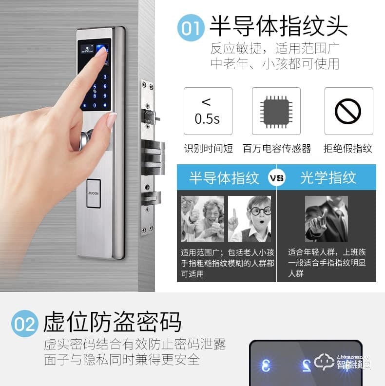 祖程智能锁 手机App远程遥控锁