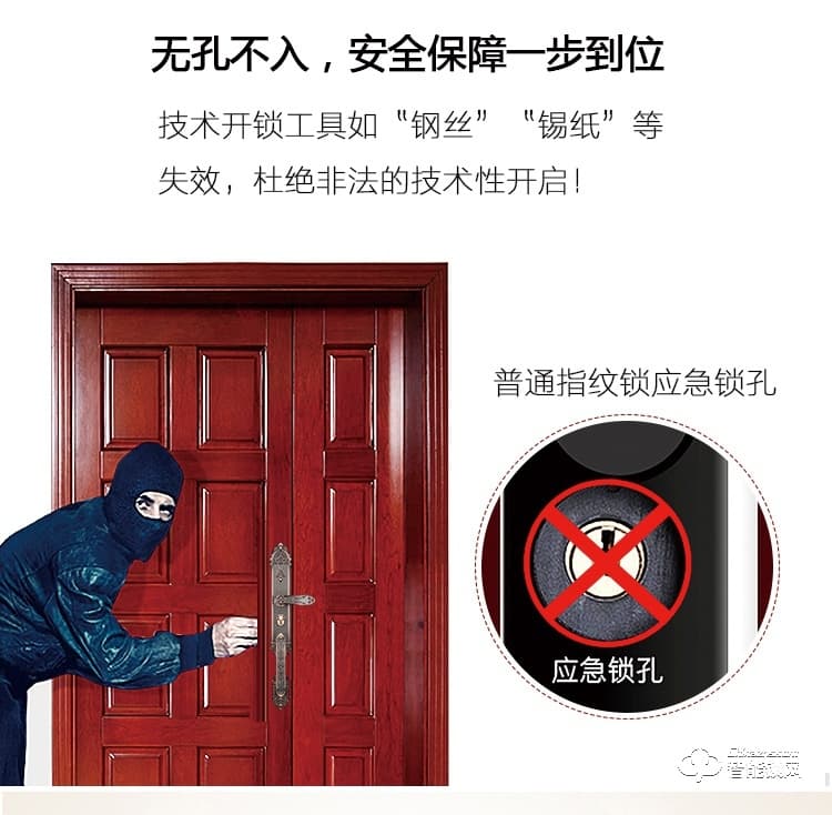 顶吉智能锁 公寓酒店指纹密码锁