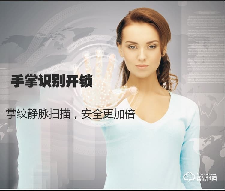 顶吉智能锁 TOP300R人脸识别门锁智能锁指纹密码锁