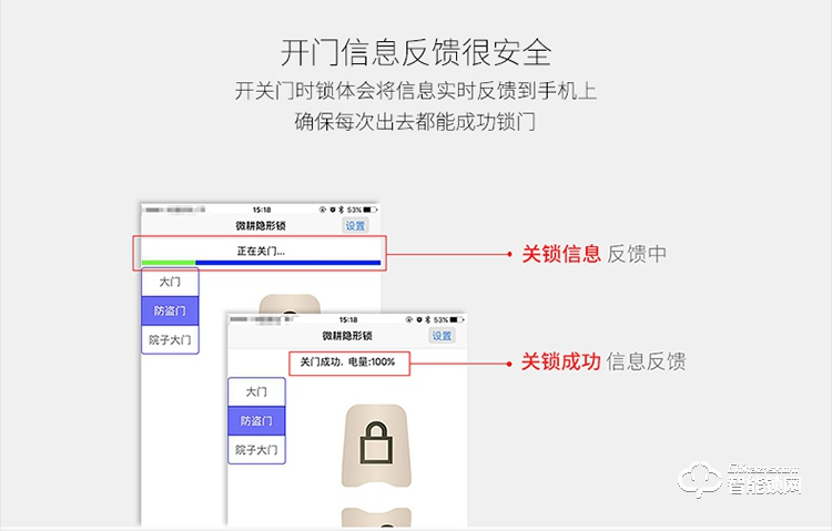 居顶指纹锁 手机APP远程锁家用办公大门锁