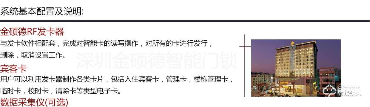 金硕德智能锁 防盗门酒店智能门锁