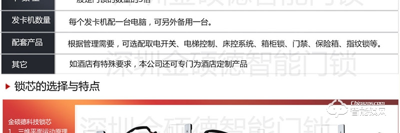 金硕德智能锁 563酒店感应门锁