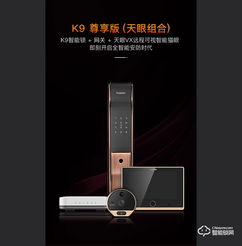 凯迪仕智能锁 K9智享版智能锁防盗门锁