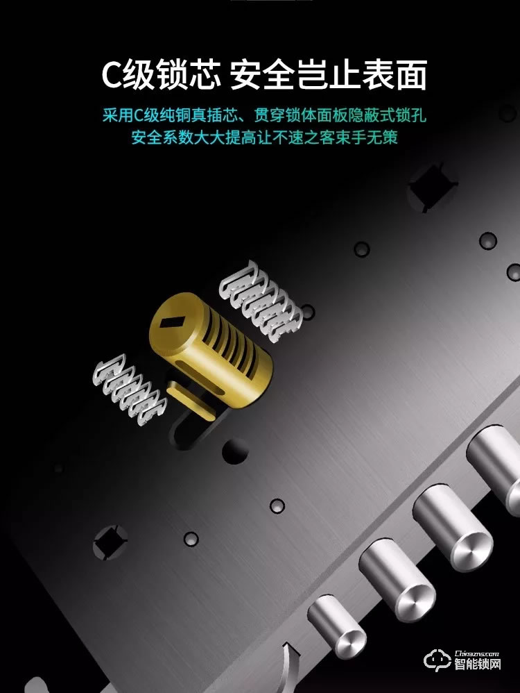 罗曼斯智能锁 DD5全自动智能锁防盗门指纹锁