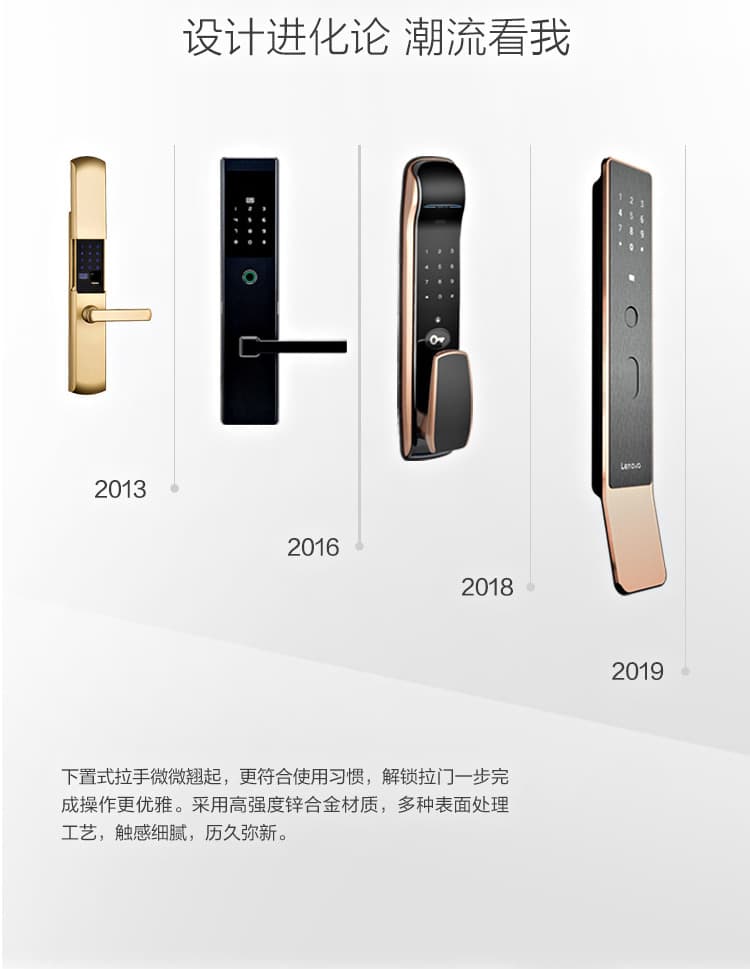 联想智能锁 X1家用防盗门全自动智能指纹锁