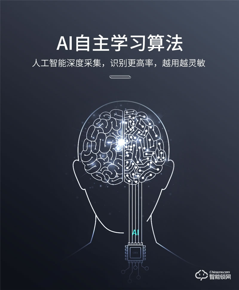 凯迪仕智能锁 K100全自动指纹锁家用防盗门锁