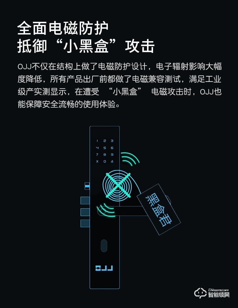 鹿客OJJ智能锁 X1家用防盗门全自动电子锁