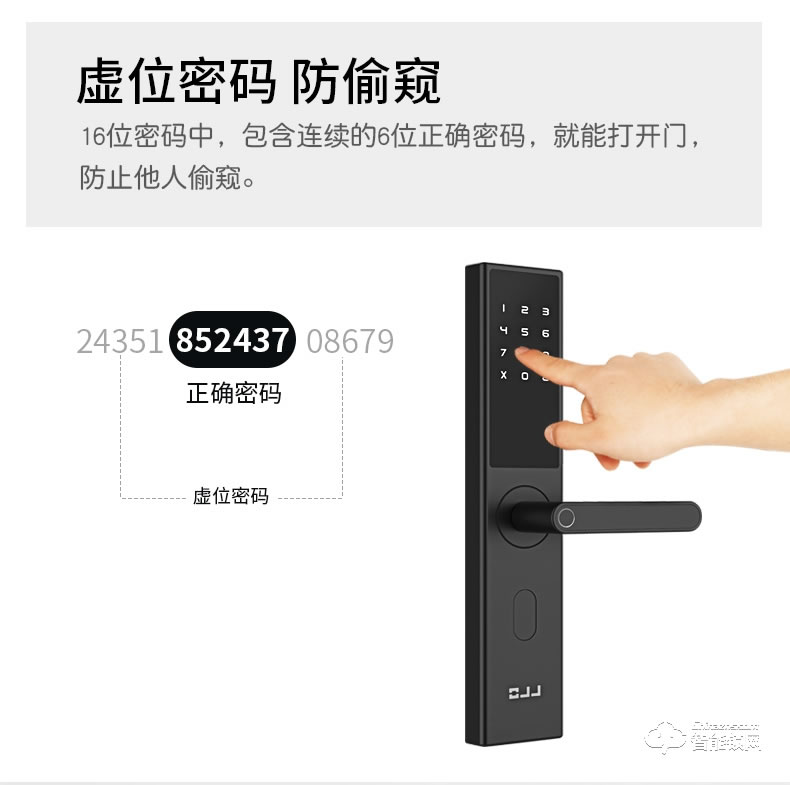 鹿客OJJ智能锁 X1家用防盗门全自动电子锁