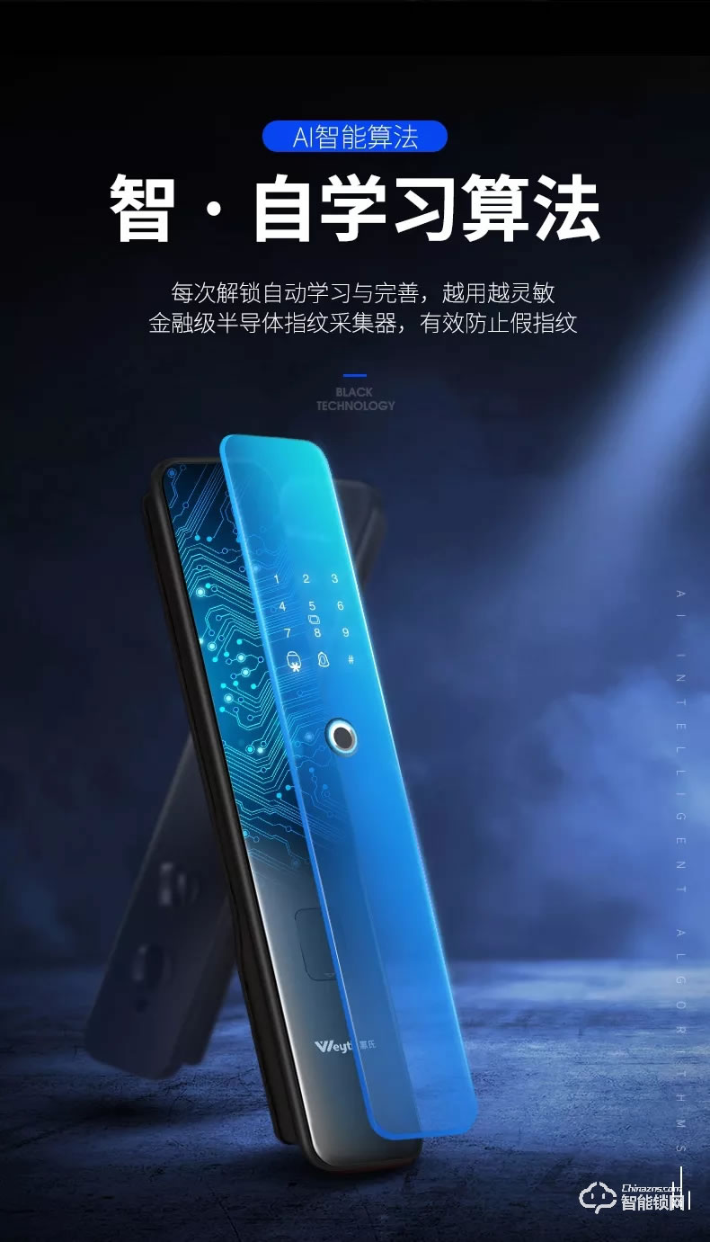 惠氏智能锁 R20全自动可视对讲远程开门智能锁