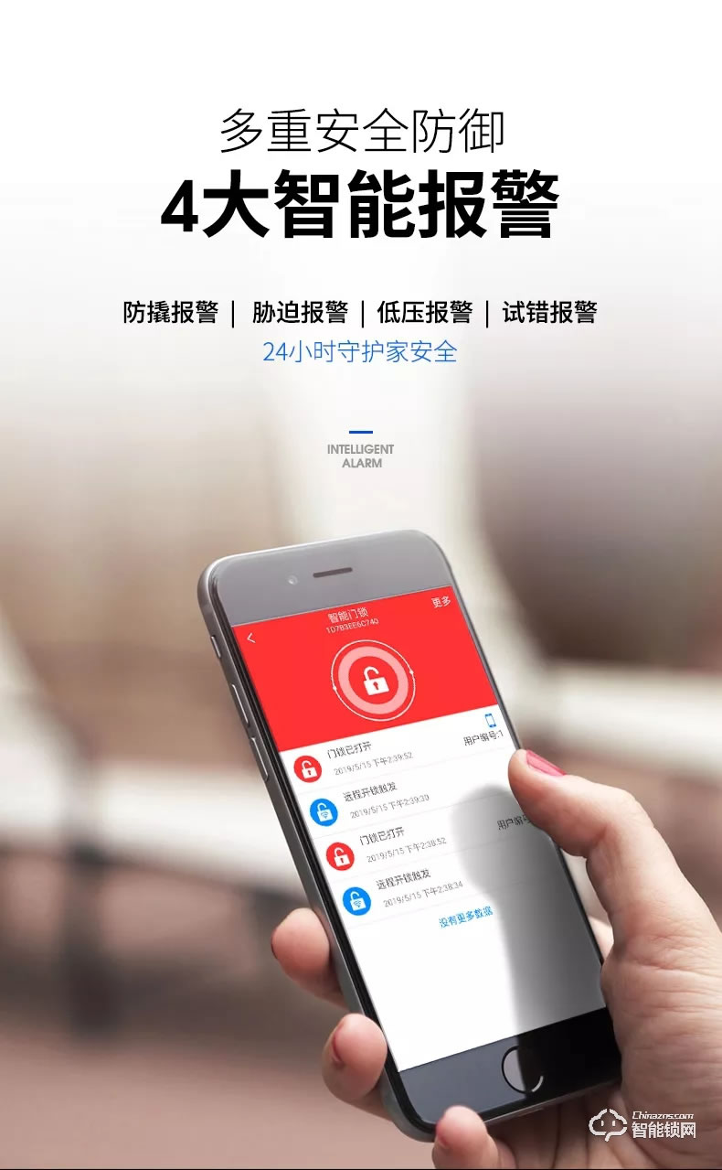 惠氏智能锁 R20全自动可视对讲远程开门智能锁