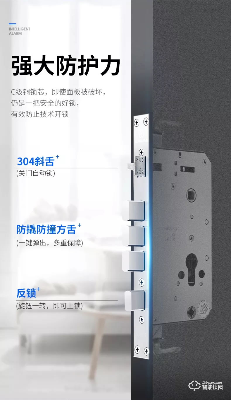 惠氏智能锁 R20全自动可视对讲远程开门智能锁