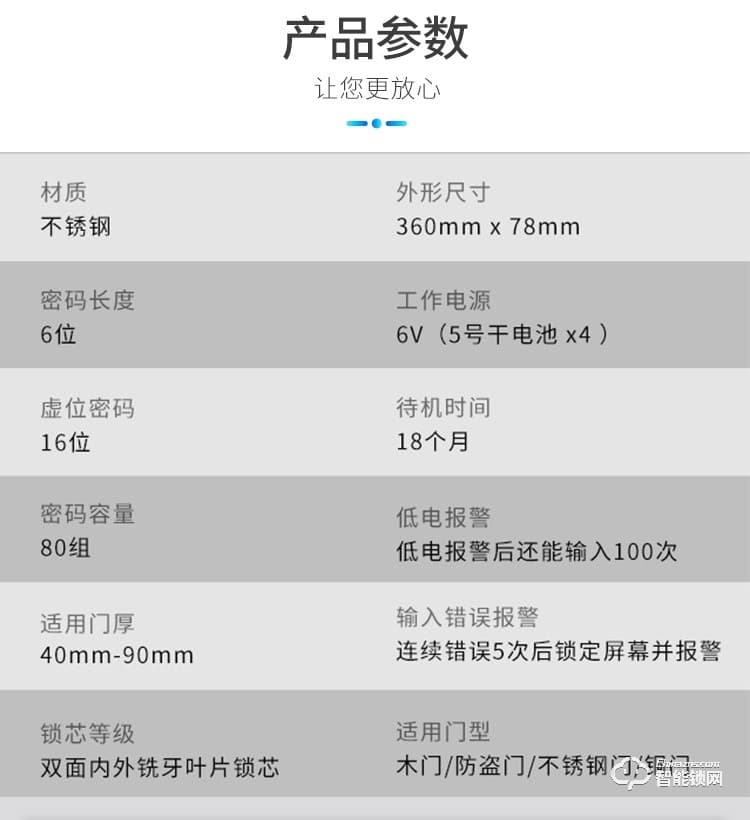 西红仕智能锁 H2公寓互联网密码防盗门锁