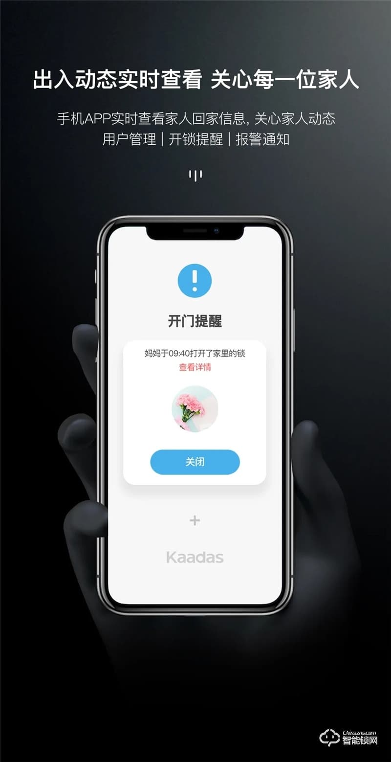 凯迪仕智能锁 K10-W全自动WIFI智能密码锁