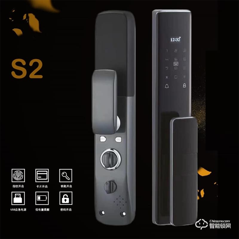 柏斯格智能锁 S2全自动推拉式智能密码锁