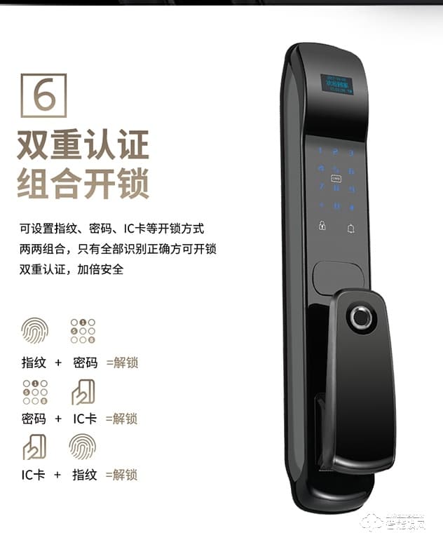 科罗格智能锁 MG-668全自动推拉式指纹密码锁