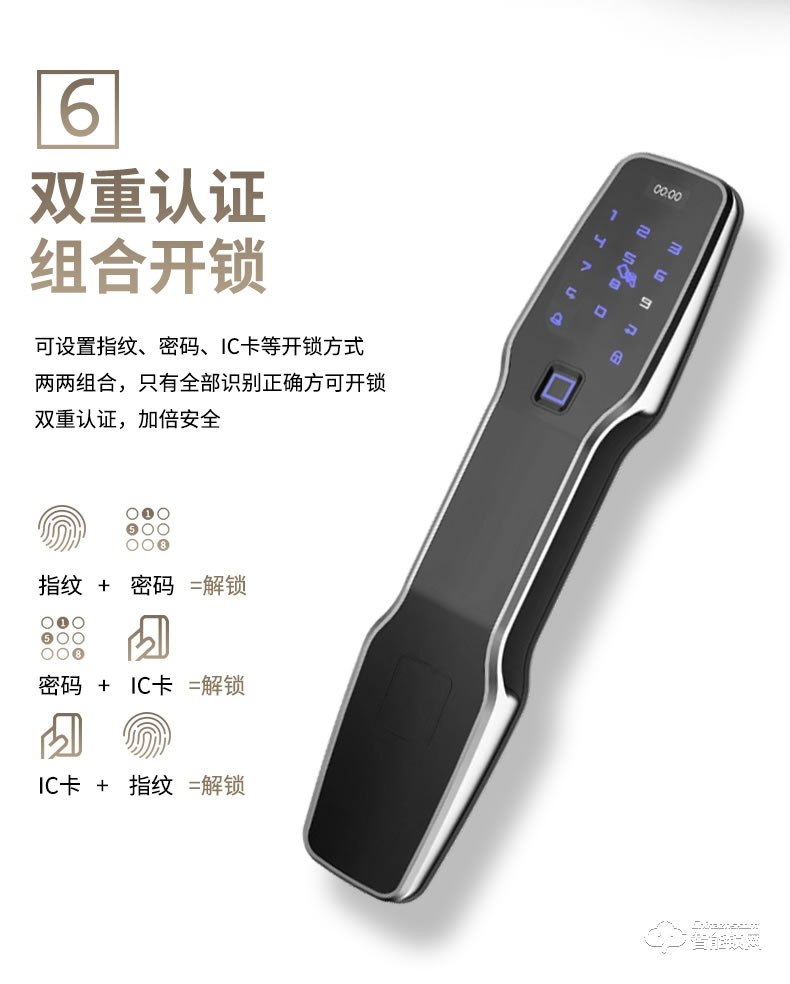 科罗格智能锁 MG-662全自动家用防盗门智能锁