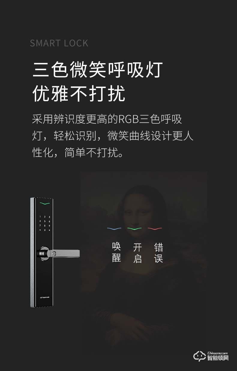 德施曼智能锁 V7家用防盗门密码锁智能锁电子门锁