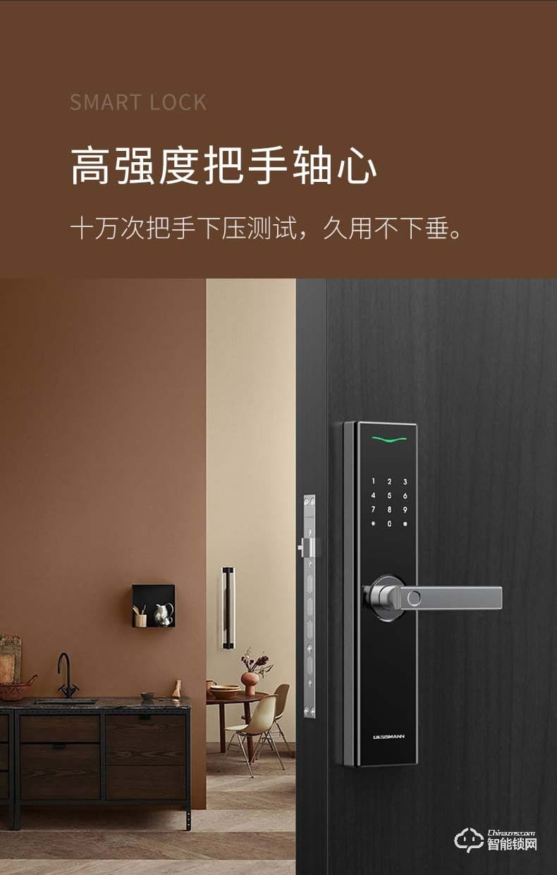 德施曼智能锁 V7家用防盗门密码锁智能锁电子门锁