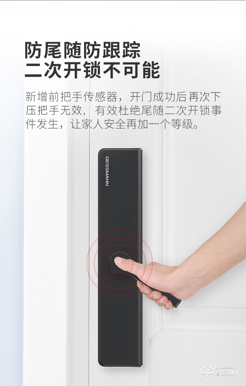 德施曼智能锁 T91P家用防盗门智能锁电子密码锁