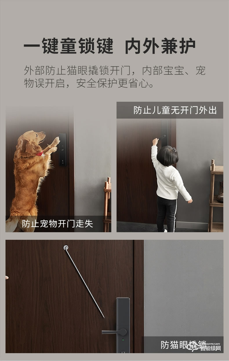 德施曼智能锁 T91P家用防盗门智能锁电子密码锁