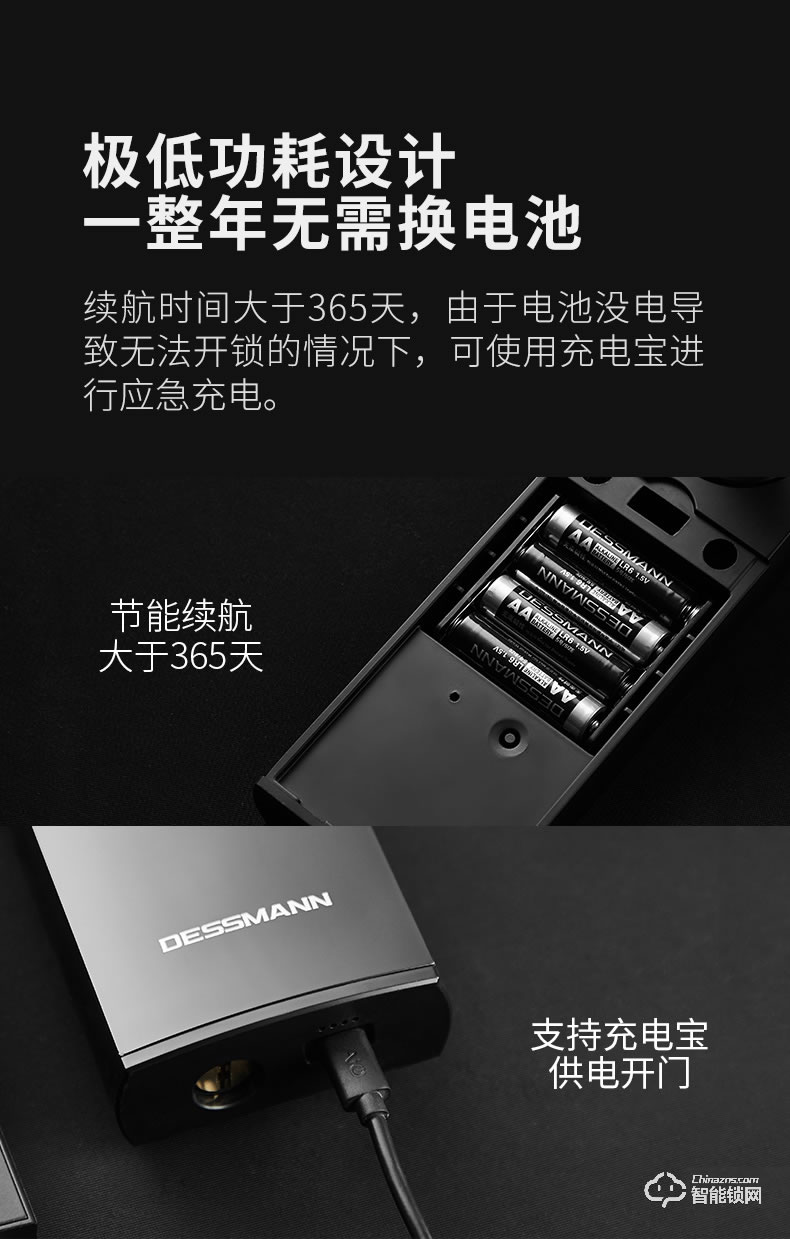 德施曼智能锁 T91P家用防盗门智能锁电子密码锁