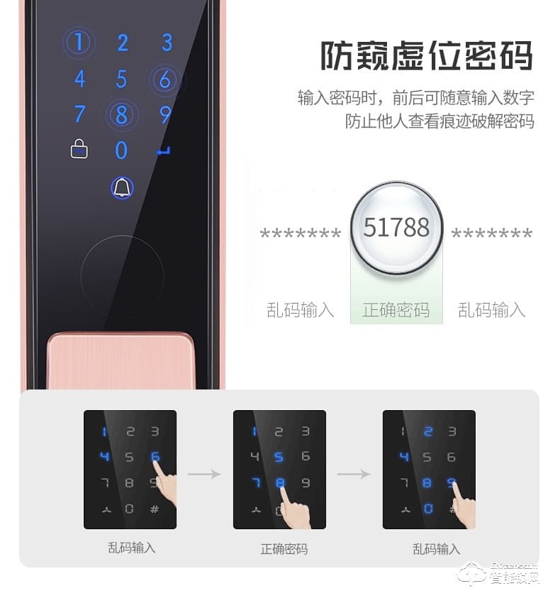 维曼斯智能锁 V9S全自动推拉式家用智能锁