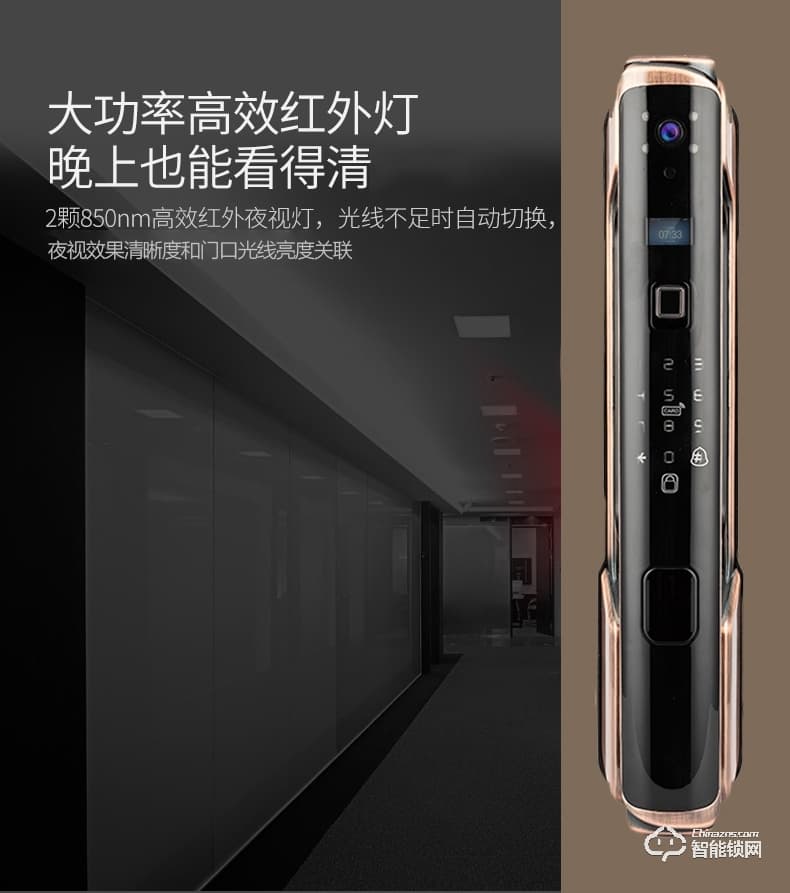 孚睿智能锁 可视门铃家用防盗门智能锁