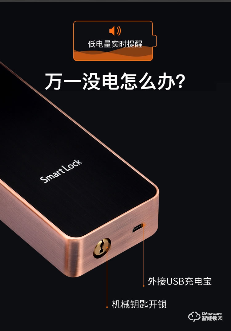 艾尔迈智能锁 家用防盗门电子门锁