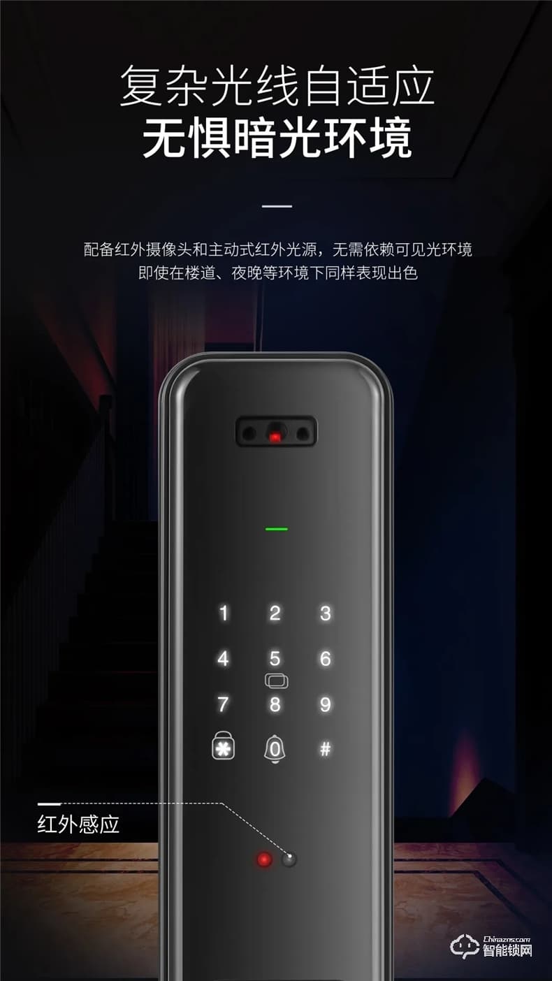 惠氏智能锁 S-R2人脸识别全自动智能锁