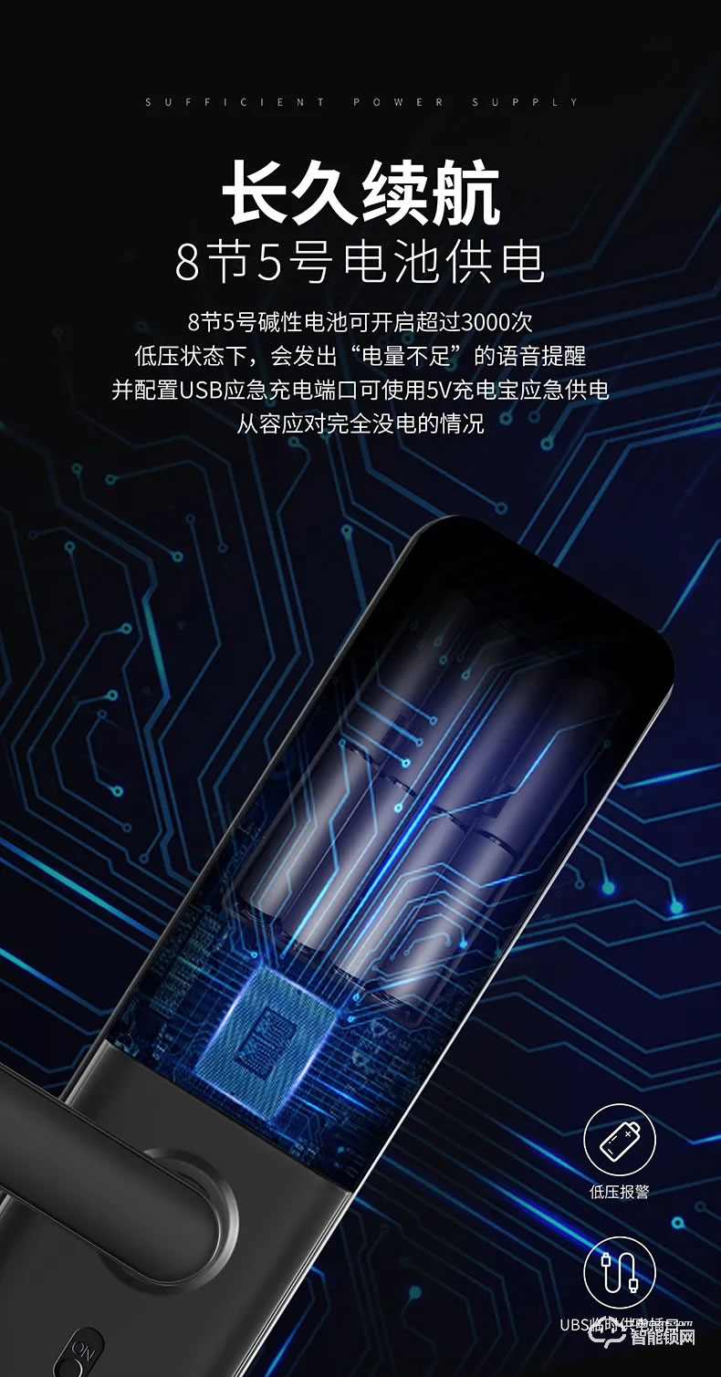 惠氏智能锁 S-R1人脸识别智能锁